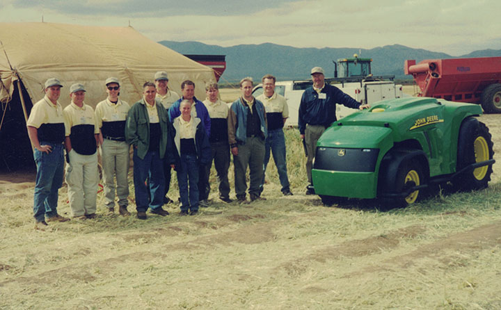 image of first autonomous tractor